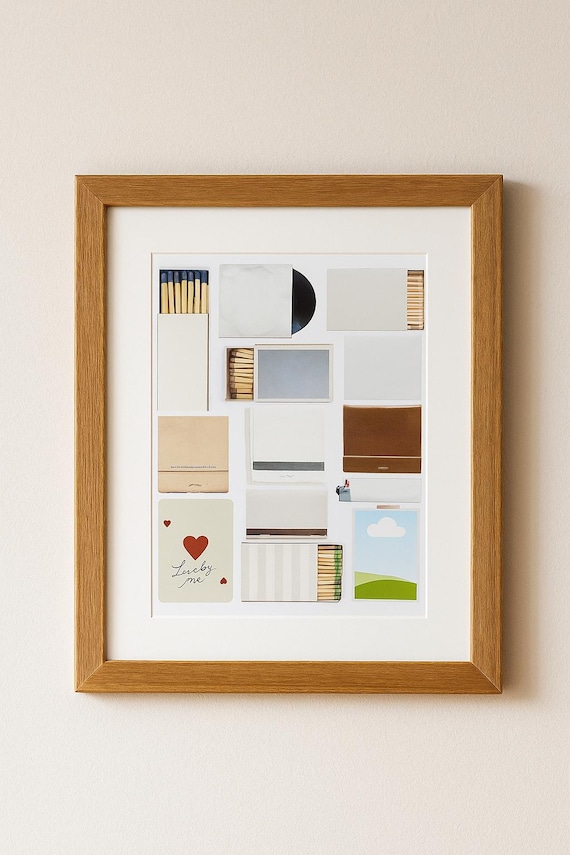 Editable Matchbook Poster Template for Canva (Digital download 16x20)