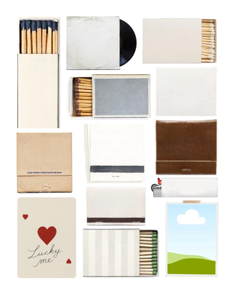 Editable Matchbook Poster Template for Canva (digital Download 8x10) Etsy
