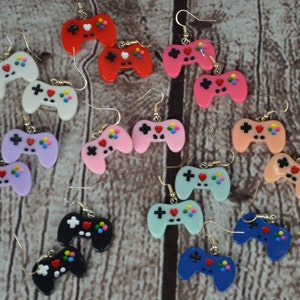 Game controller oorbellen, gaming oorbellen, gamer oorbellen