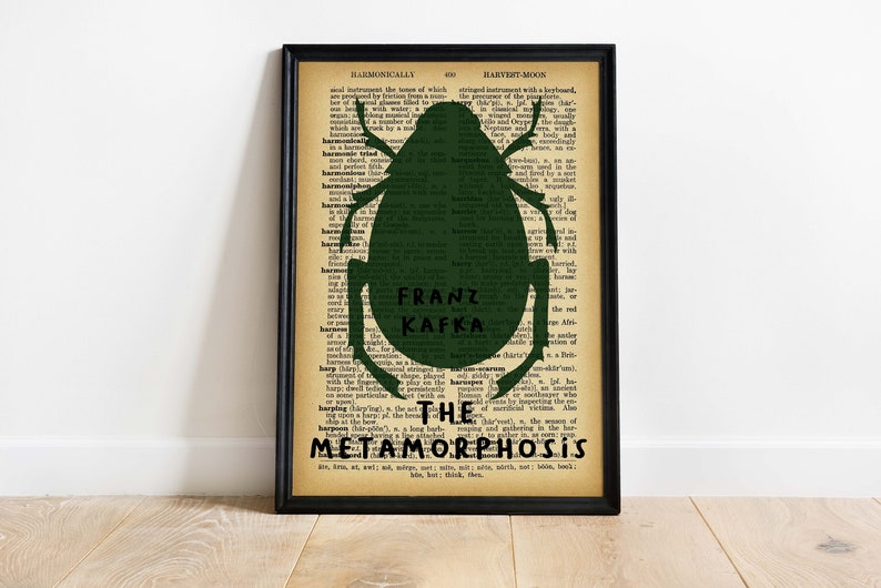 Printable 'the Metamorphosis' Franz Kafka Book Cover - Etsy