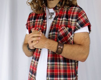 Short Sleeve Flannel - Etsy Australia