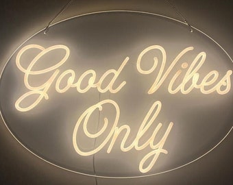 Good Vibes Only Neon LED sign