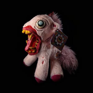 Creepy stuffed animal with teeth - Etsy 日本