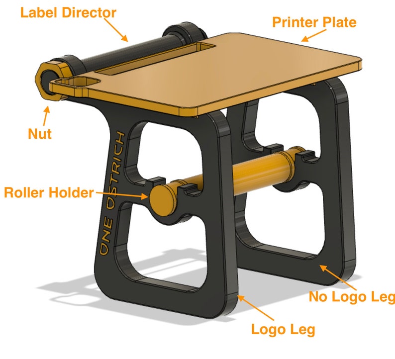 Digital Stls Download Only Thermal Label Roll Holder NO Etsy