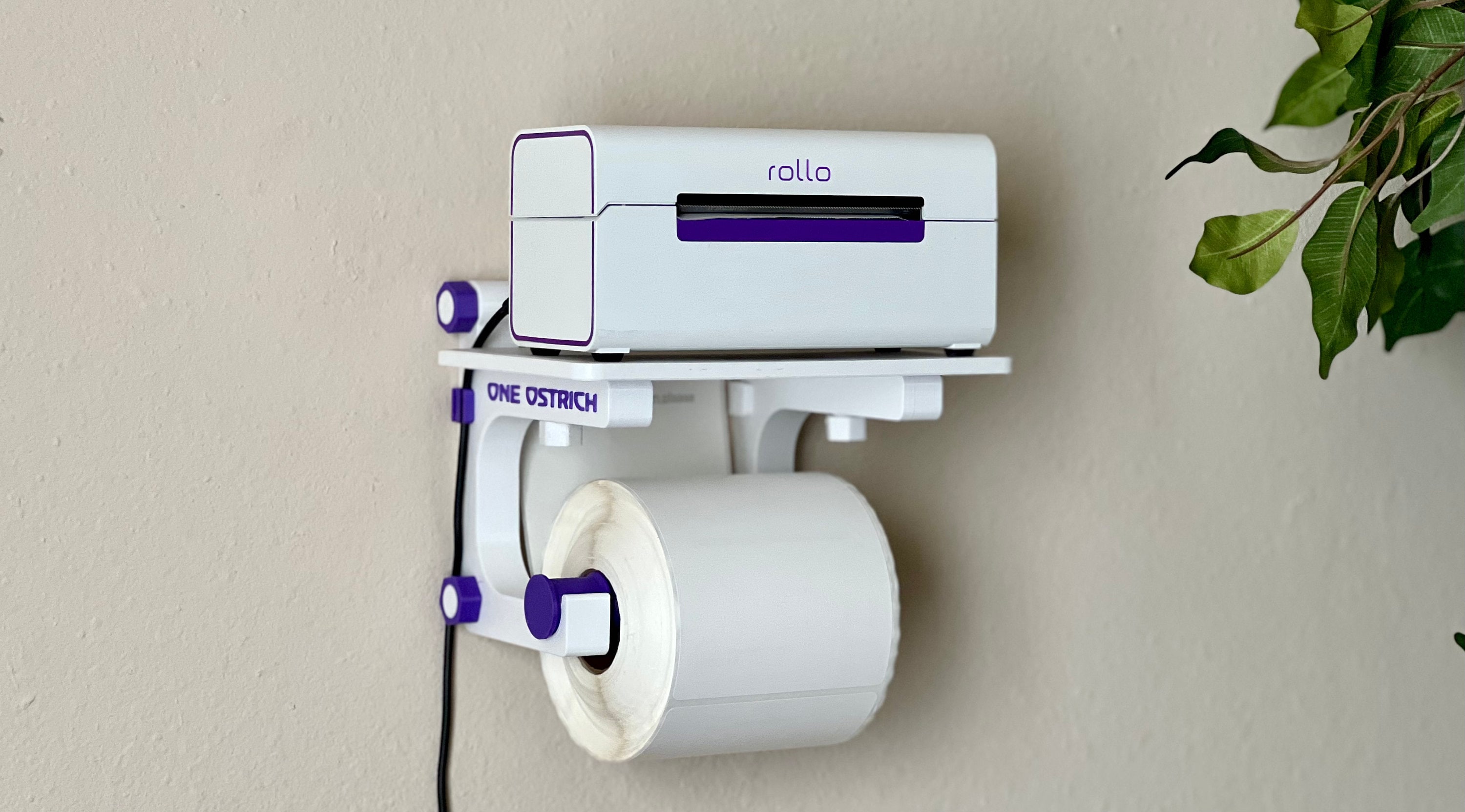 Thermal Printer Wall Mount Holder Custom Colors Works With Etsy