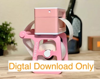 Thermal Label Roll Holder STL: Compact 3D Printer File (Digital Download)
