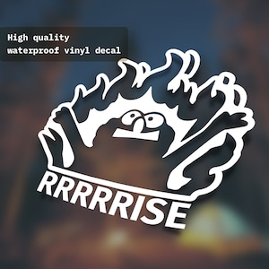 Hellmo rise meme sticker | funny vinyl decal| Decal Laptop Macbook Car Bumper Sticker