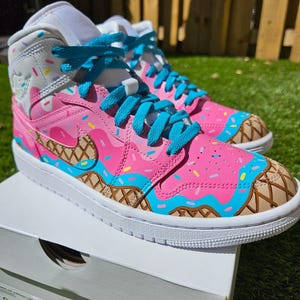 rainbow shoes jordans