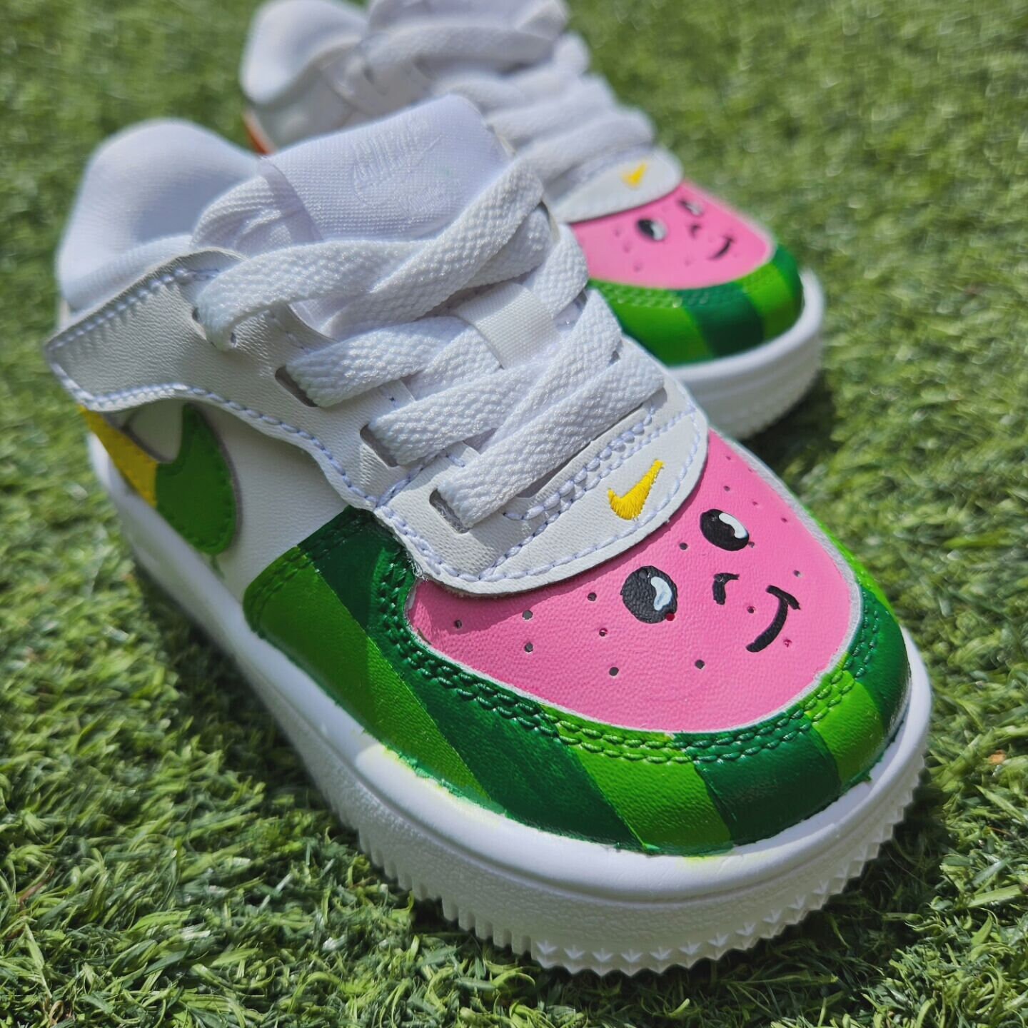 custom cocomelon air force ones