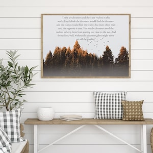 Dreamers and Realists - Modern Family - digital download - 8x10, 11x14, 16x20, 20x16 and 14x11