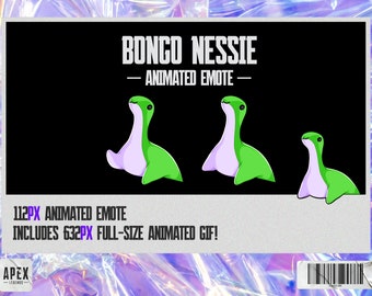 Animated Bongo Cat Nessie Apex Legends Chibi Emotes and Full Size Animated GIFS for Twitch, Discord, and YouTube
