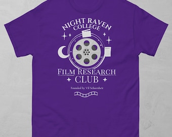 Night Raven Film Forschung Club Shirt, Twisted Wonderland Shirt, Disney Twisted Wonderland Shirt, Twst Shirt, Twisted Wonderland Geschenk