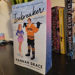 Icebreaker | Wildfire | Sprayed Edge Books | Hannah Grace | Paperback | Custom Made
