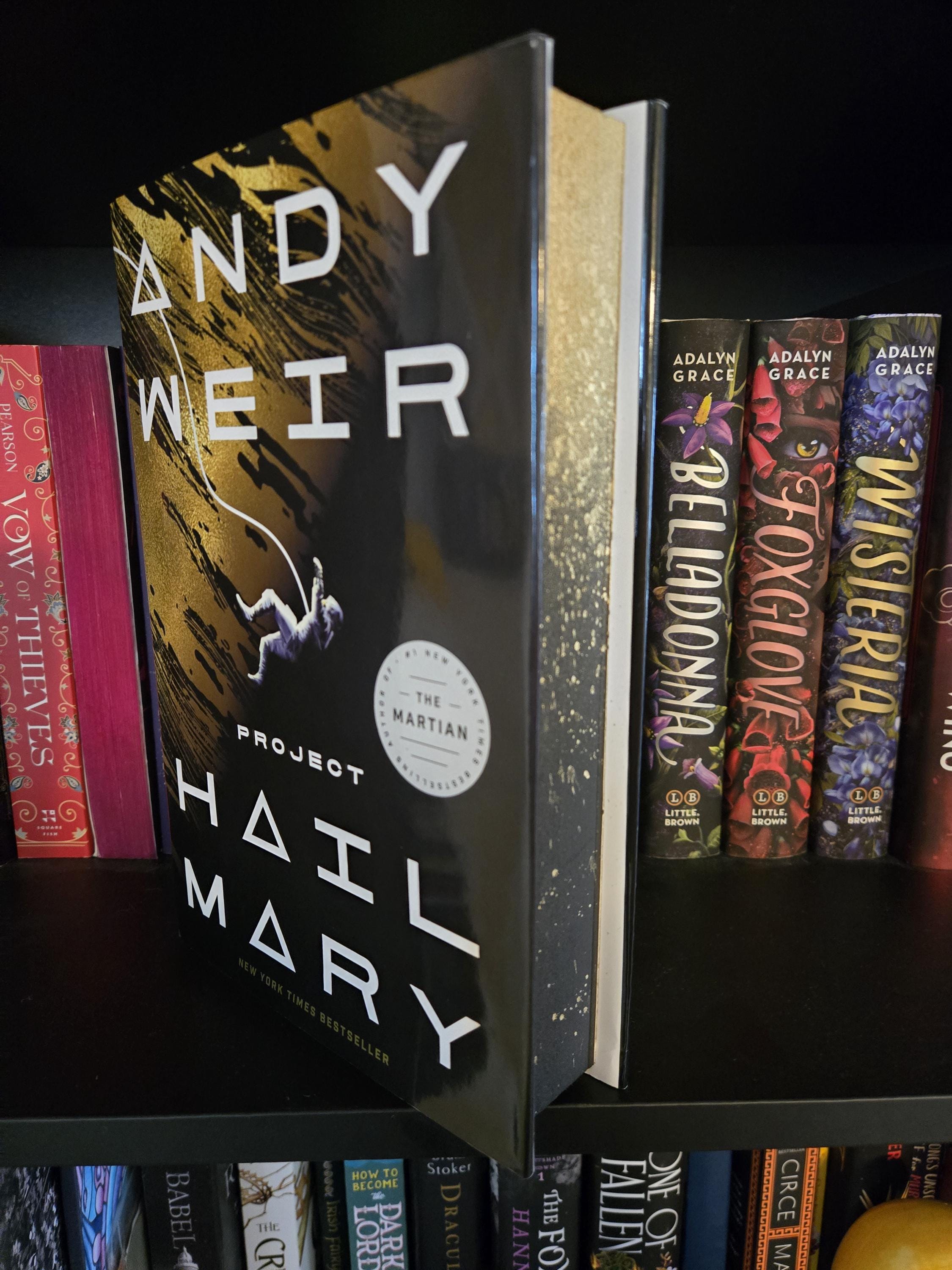 Project Hail Mary l Andy Weir l Sprayed Edges l Special Edition