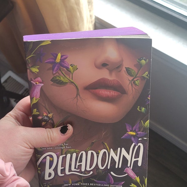 Belladonna with Sprayed Edges | Adalyn Grace | Sprayed Edge Books | Custom Made | Paperback