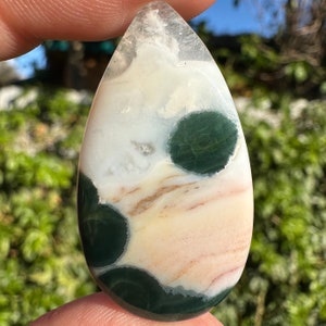 AAA Ocean Jasper Old Stock Collectors Cabochon Madagascar orbs