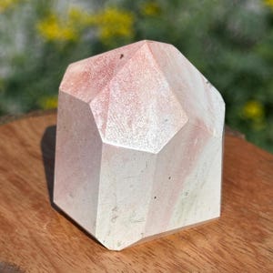 Unicorn Jasper Pastel Tower Polished Crystal Point India Rare 1.85”