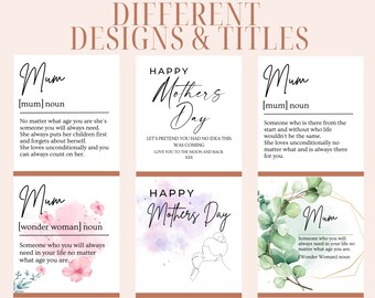 Vela de mamá personalizada, definición de mamá, pegatina de regalo personalizada del día de las madres, pegatina de vela personalizada, regalo de recuerdo de mamá, vela de mamá