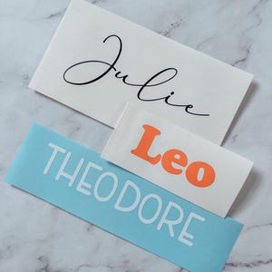 Bottle labels, Personalised vinyl stickers, Lunch Box, Personalised vinyl name decal, Vinyl Name Decal, Water Bottle Labels, Bridesmaid gift