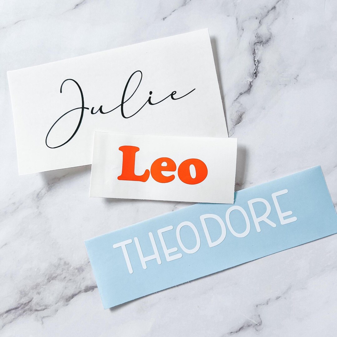 Bottle Labels, Personalised Vinyl Stickers, Lunch Box, Personalised ...