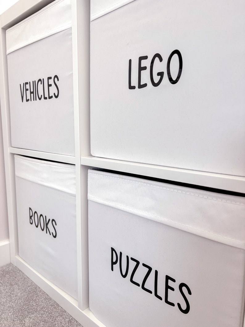 Toys Storage Labels for Ikea Kallax Drona Trofast Storage Etsy