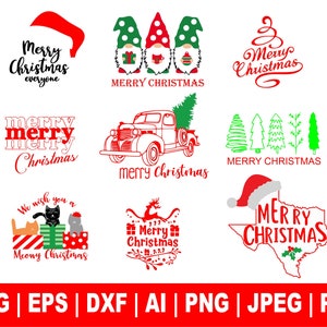 Frohes Weihnachten-Svg-Bundle, Frohes Weihnachts-Svg, Weihnachts-Svg, Weihnachtsmann-Svg, Weihnachts-Spruch, Frohes Weihnachten Png, Svg Schnitt Datei Cricut