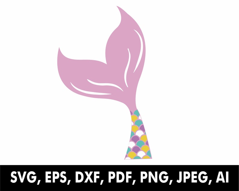 Mermaid Tail SVG Mermaid Svg Layered Svg mermaid Tails Etsy Canada