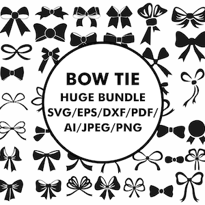 Pacchetto Papillon in formato Svg, Papillon in formato Svg, Cheer Bow Svg, Clipart di Papillon, Papillon in formato Svg, Papillon in formato Svg, Png, Jpg, Dxf Cut Files Cricut Silhouette