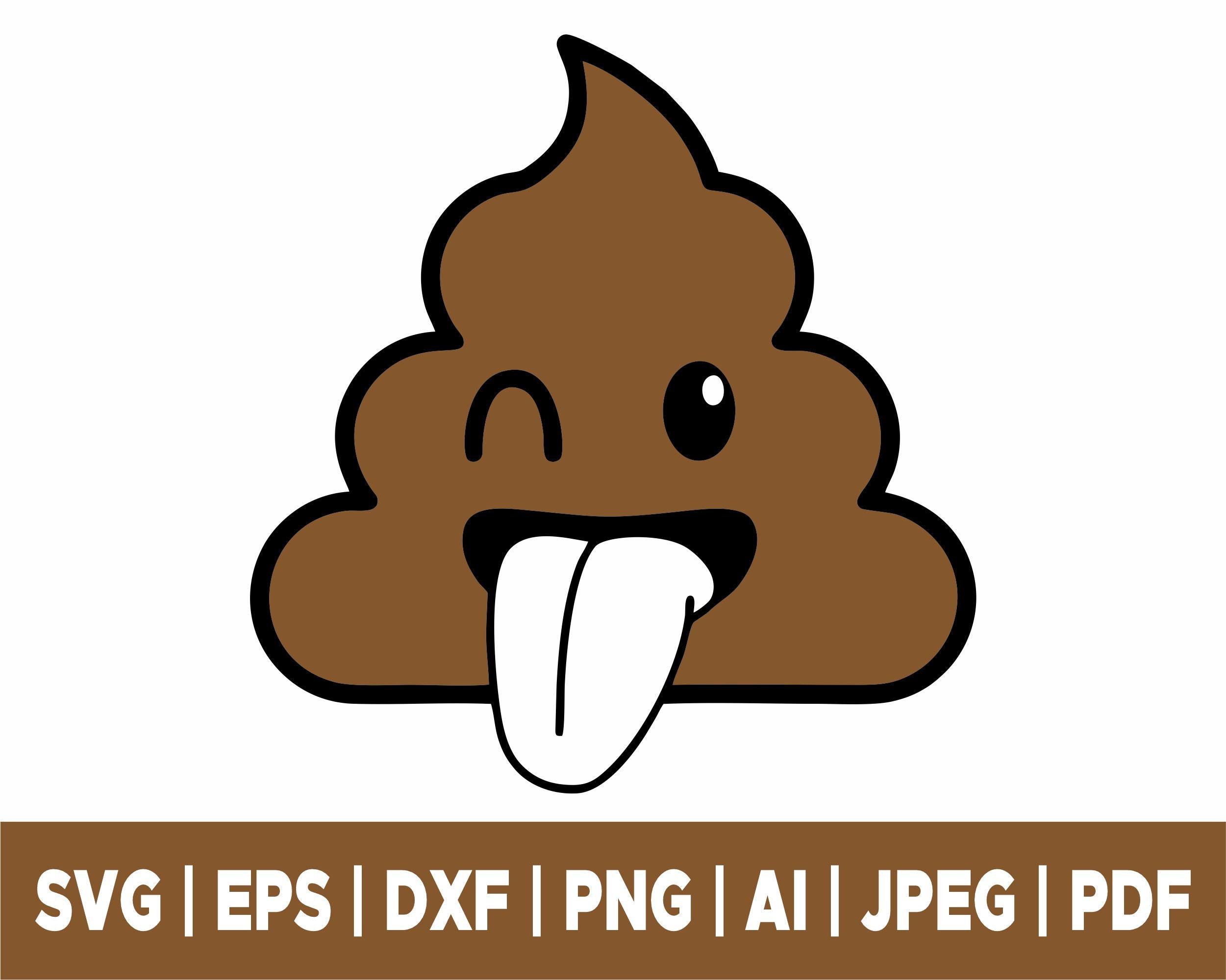 Poop Emoji Svg Poop Face Emoji Svg Poop Emoji Clipart Etsy Canada