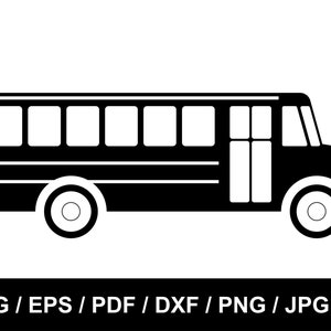 School Bus Svg, Back To School Bus, School Bus Clipart, Pre School Svgt, School Bus Silhouette, Bus Png, Svg Cut File Cricut Silhouette