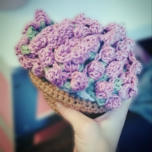 Crochet flower coasters set pattern only image 2