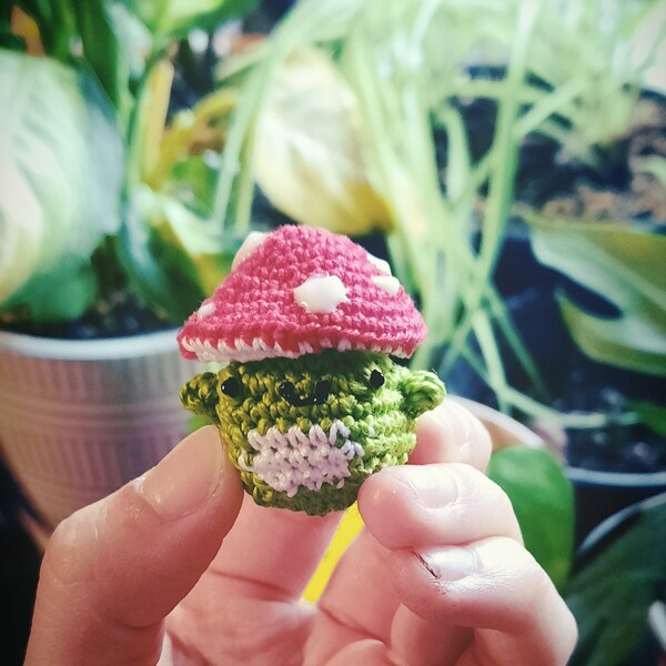 Mushroom Poppable Crochet Pattern Etsy
