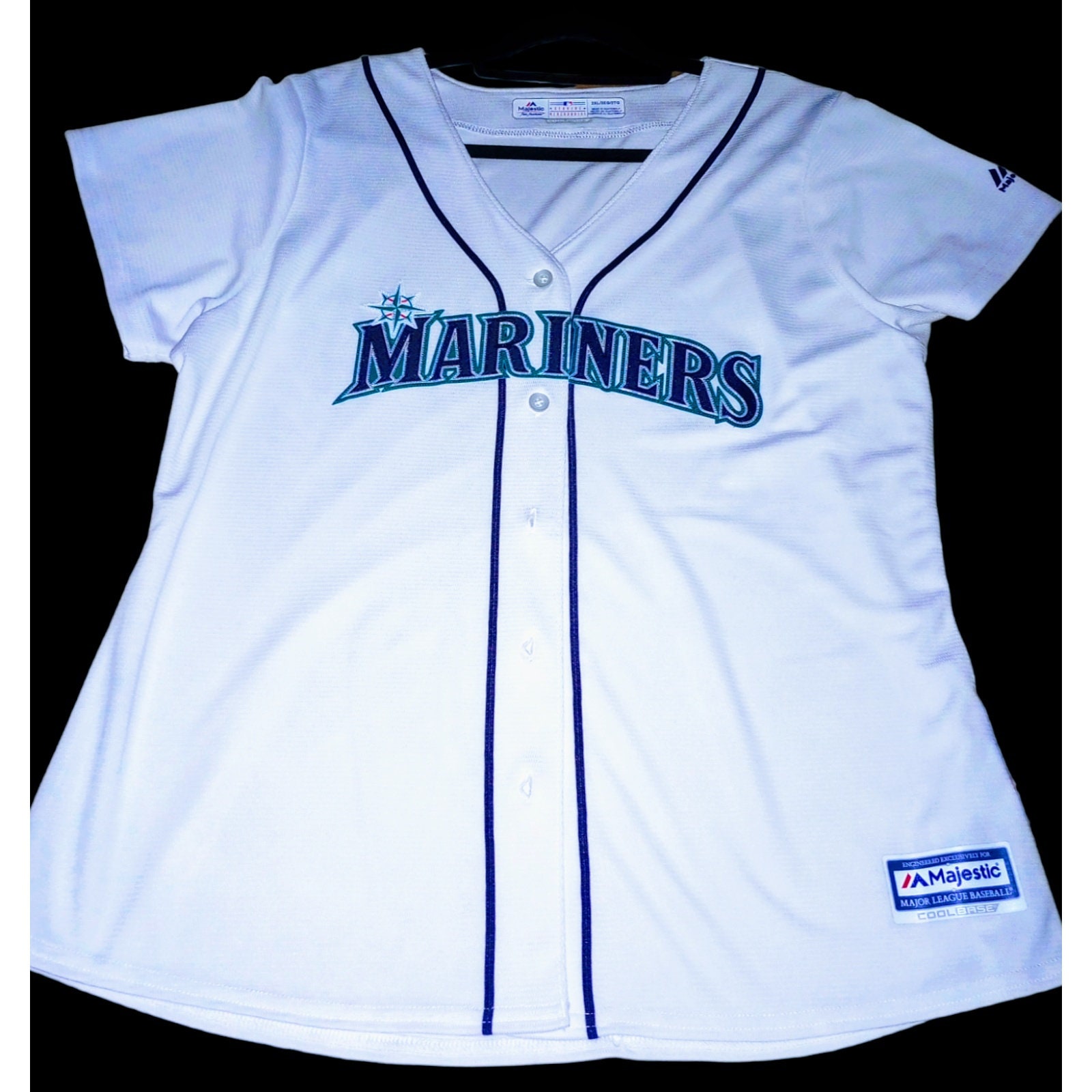 Ichiro Suzuki Signed Seattle Mariners Majestic LED Framed Blue MLB Jersey
