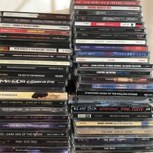 Classic Rock and other Genre CD’s 1960’s-2000’s