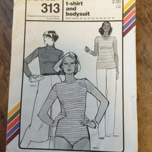 Stretch and Sew Pattern #313 Fitted T-shirt and Bodysuit