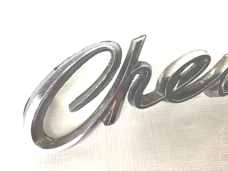 Chevy Script Chevrolet Script Emblem - Etsy