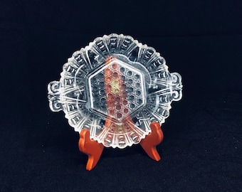 Anchor Hocking Handled Crystal Dish