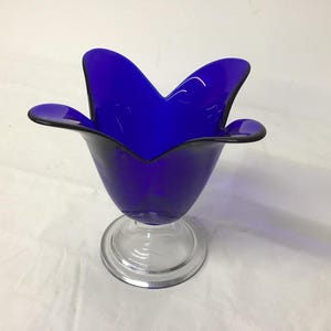 Studio Nova Kobalt Blaue Glas Tulpenvase