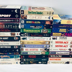 VHS VCR Movie Tapes