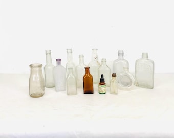 Collectible Vintage Glass Bottles