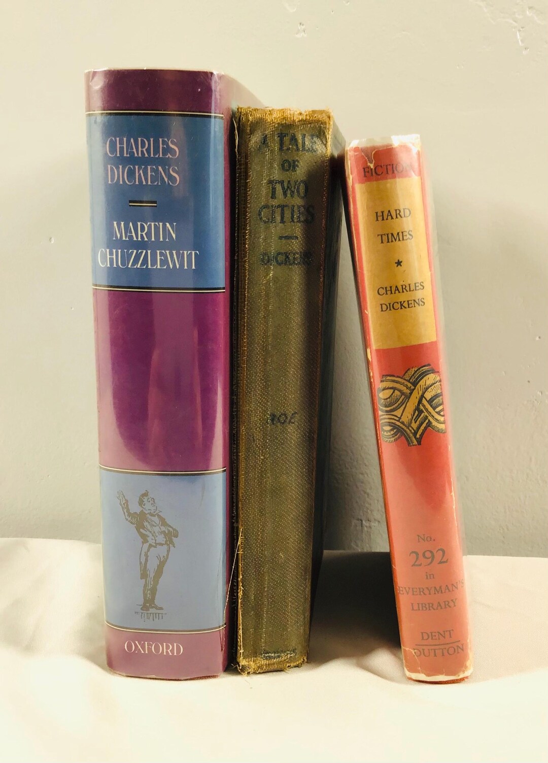 Charles Dickens Hard Bound Books - Etsy
