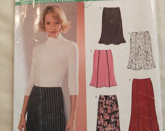 Patrón de costura para falda Simplicity New Look n.° 6327 (tallas 8-18)