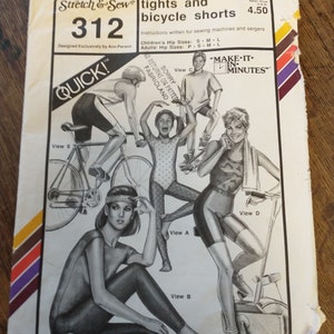 Stretch and Sew Pattern #312 Tights and Bicycle Shorts