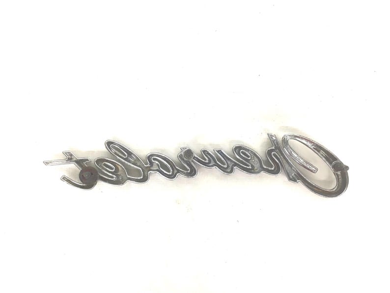 Chevrolet Script Emblem - Etsy