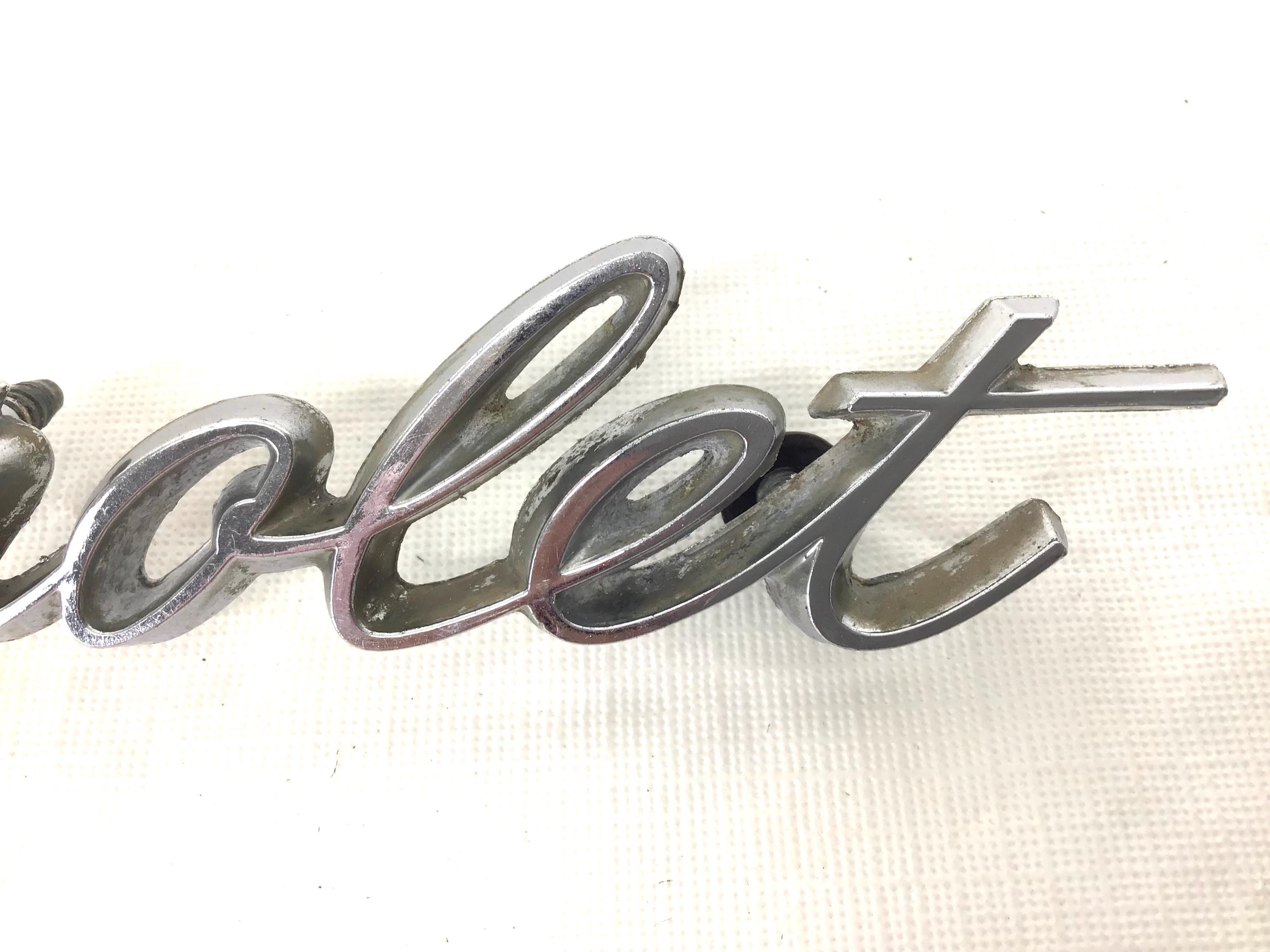 Chevrolet Script Emblem - Etsy