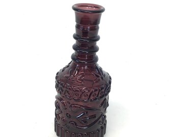 Jim Beam amethyst glass decanter