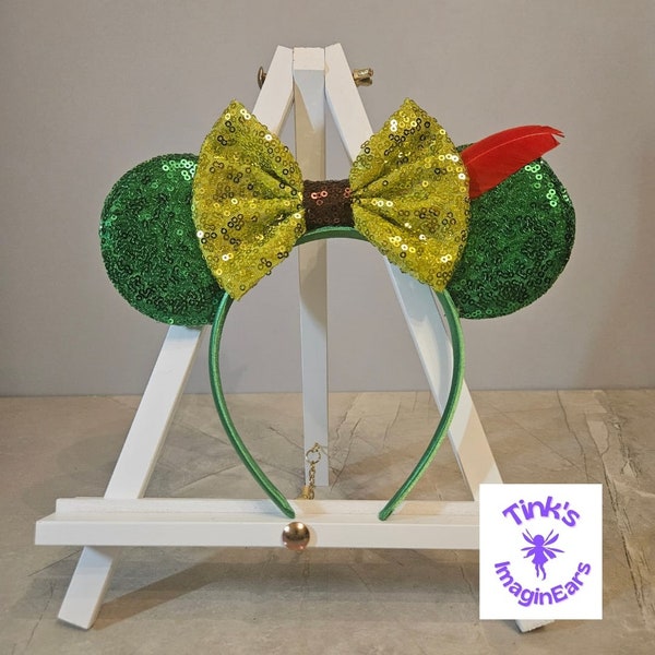 Peter Pan Inspired Mickey Ears Headband