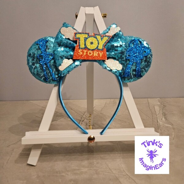 Toy Story Woody and Buzz Inspired Mickey Ears Headband