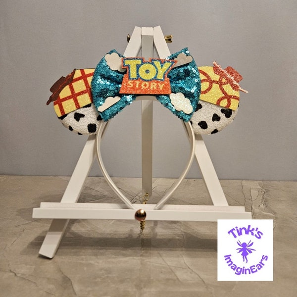 Toy Story Woody and Jessie Inspired Mickey Ears Headband