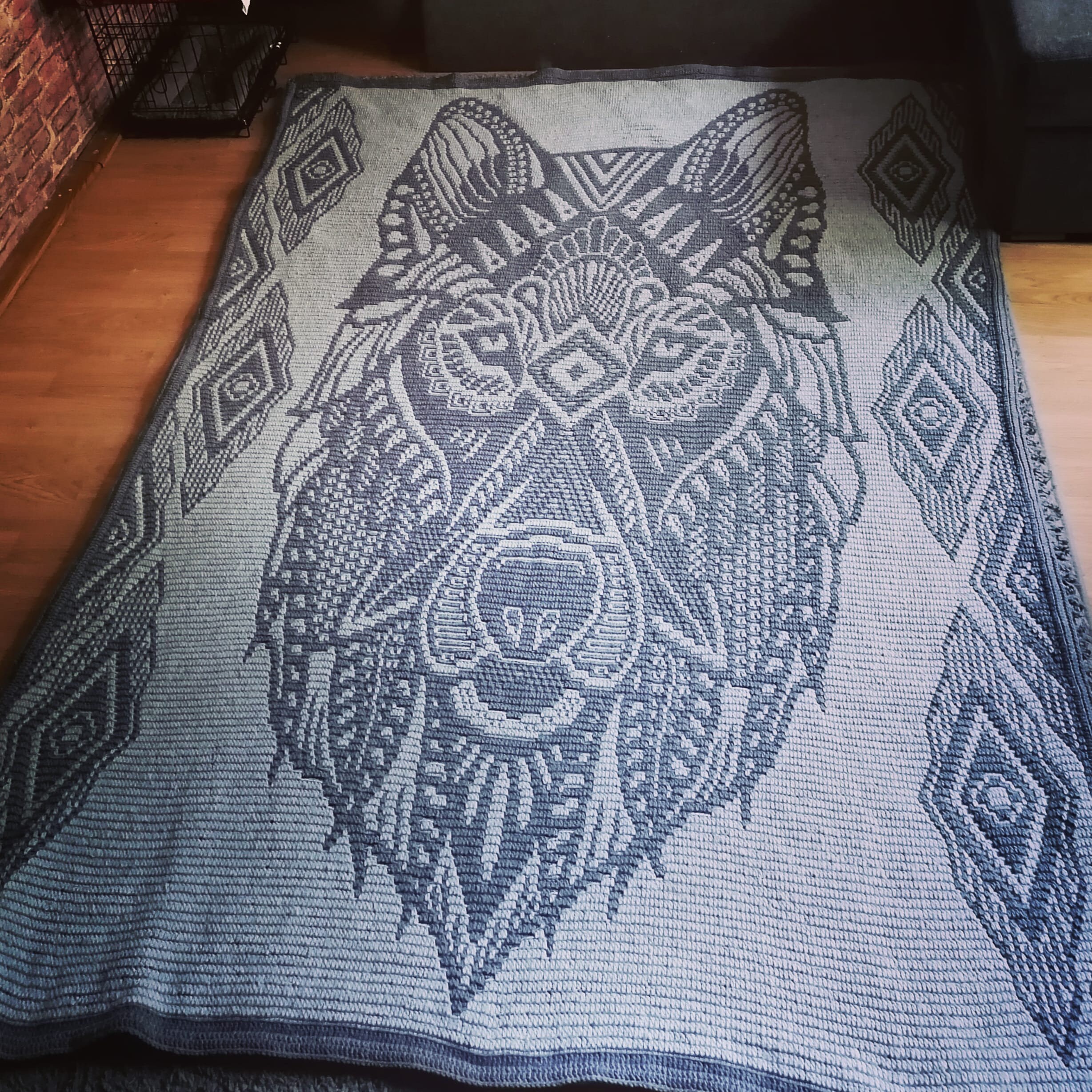 Lone Wool f Cozy Blanket Etsy